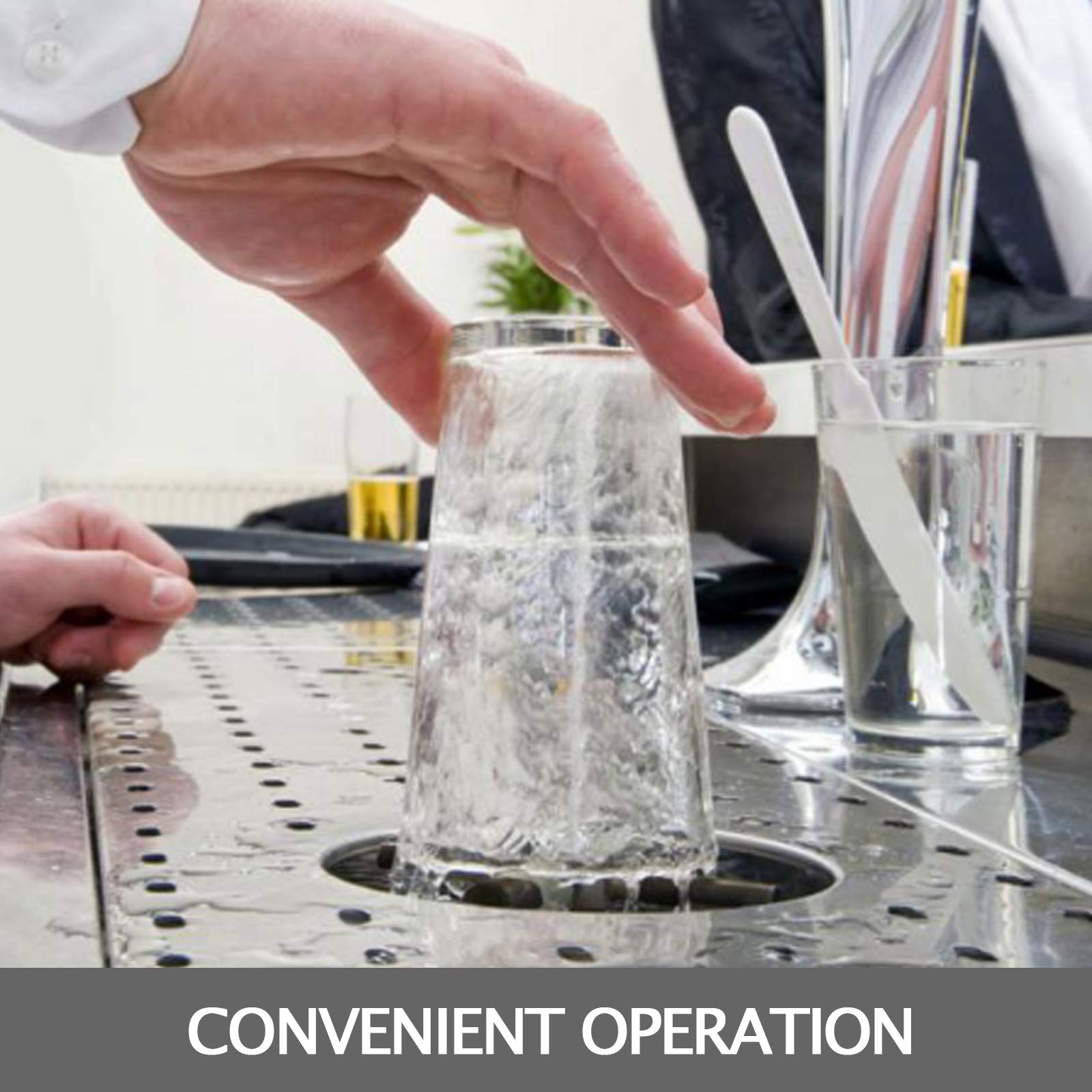 Buy VBENLEM Pitcher Rinser 20.9x6.3Inch, Espresso Rinser with Double