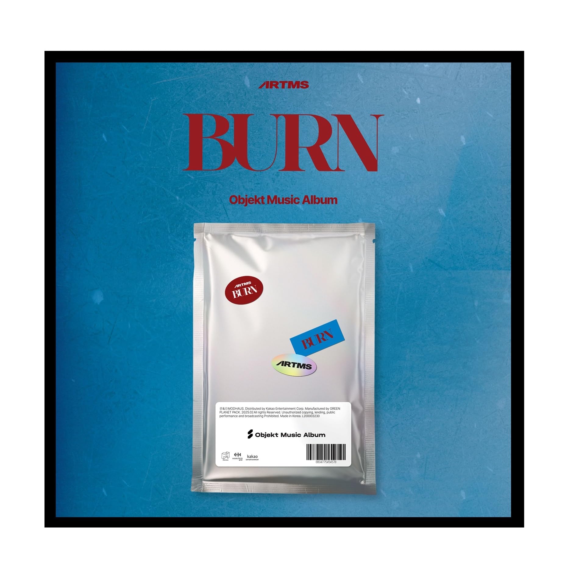 Amazon.com: ARTMS - 1st Single Album BURN [Objekt Music Album ver