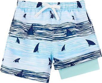 westwolf Boys Swim Trunks Compression Liner Bathing Suit Quick Dry Swimsuit 5-16T