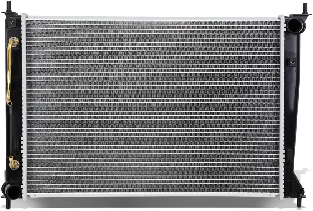 DNA Motoring CU13333 1-Row Aluminum Core Radiator Engine Cooling Compatible with 11-13 Hyundai Elantra/Elantra GT; 12-13 Kia Soul; 2014 Kia Forte/ Forte5, 253103X011, OEM-RA-13333