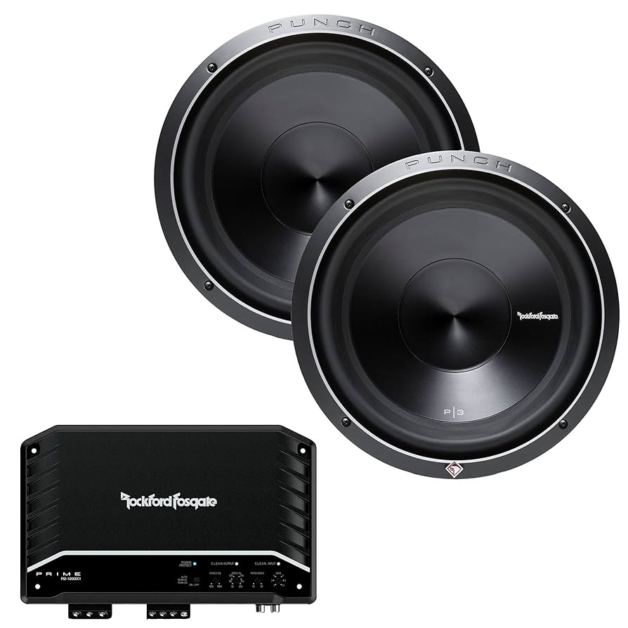 ロックフォード サブウーハー P3SD412 日本正規品 ロックフォード RockfordFosgate PUNCH P3SD4-12