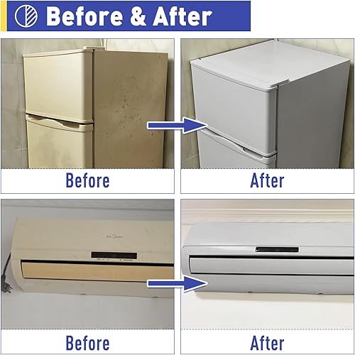 Miniatura 9 de DWIL Pintura para electrodomésticos para refrigerador, pintura a base de agua, pintura para refrigerador, interior, para superficie de plástico y