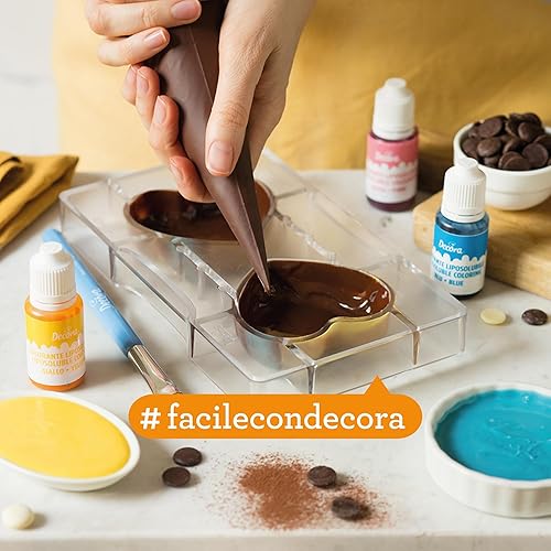 Miniatura 5 de Molde de corazones de chocolate, policarbonato, 10.8 x 7.1 x 2.0 in