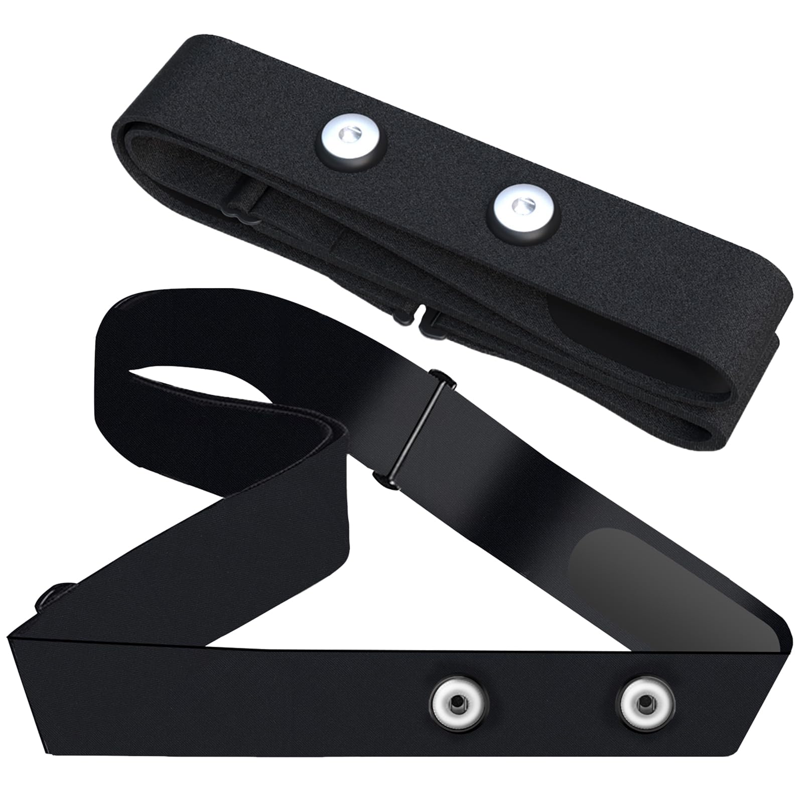 Ceinture Cardio Réglable 70-110cm, Bande de Remplacement Compatible Polar H10/H9, Ceinture Cardio Compatible avec Garmin, Wahoo, Coospo, Magene, Bryton, Livlov
