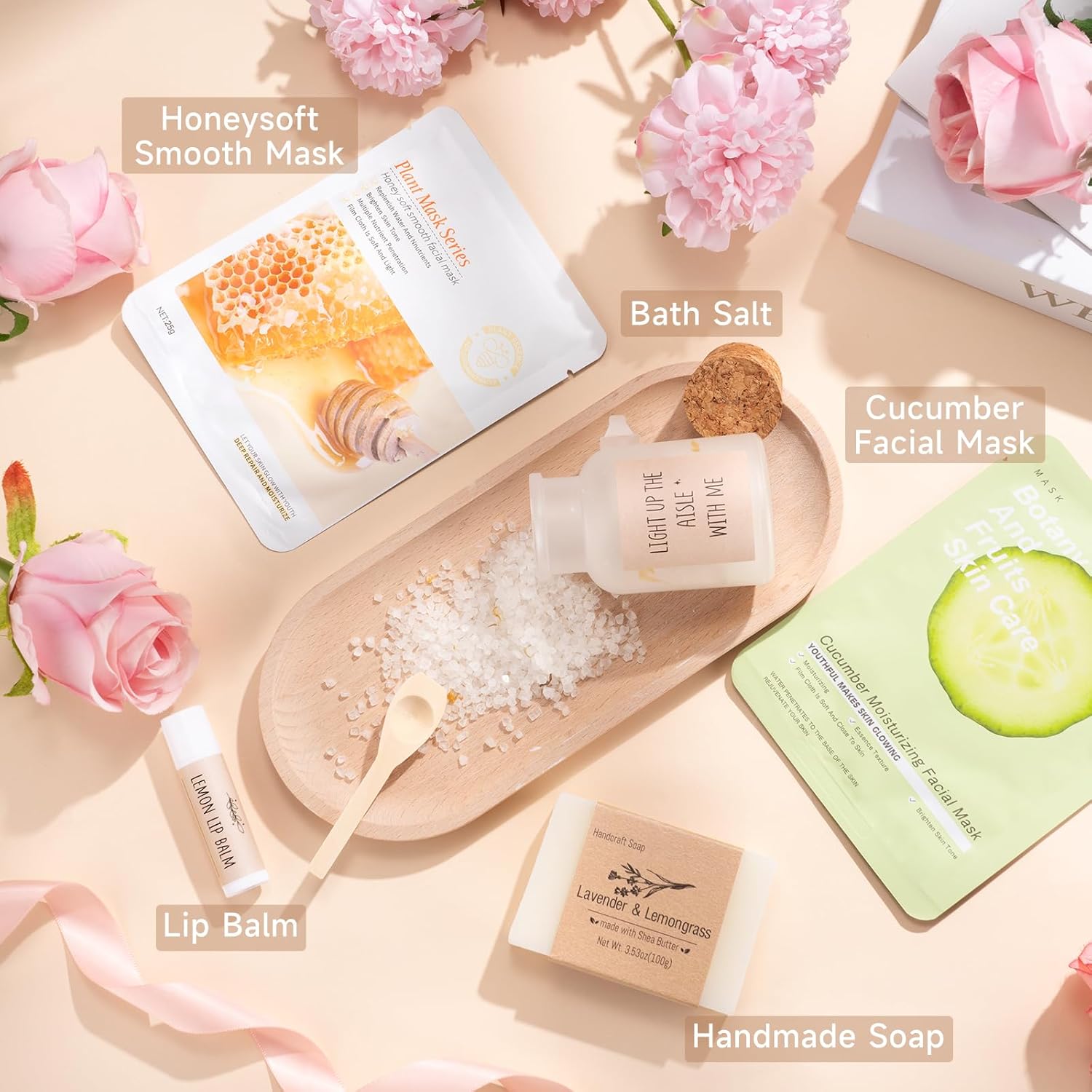 12 PCS Maid of Honor Proposal Gifts, Will You Be My Maid of Honor Proposal Box Set, Bridal Shower & Pre Wedding Spa Self Care Gift with 16oz Glass Candle & Hand Cream Card - Image 4