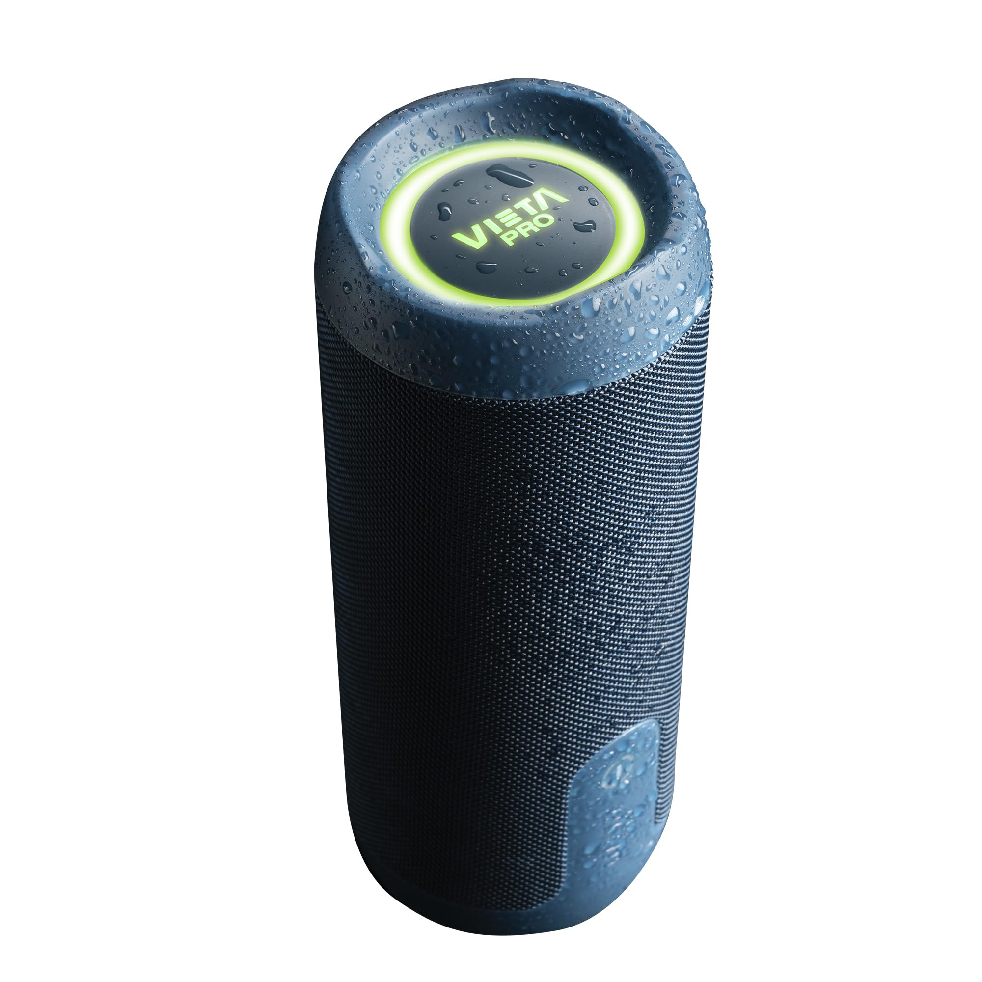 Vieta Pro Altavoz Pequeño Bluetooth 5.3 Potente, Resistente al Agua, 13H de Batería y Micrófono. Altavoz Portátil Grande True Wireless, Aux In, USB, Asistente de Voz y Sistema de Luces | Upper 4