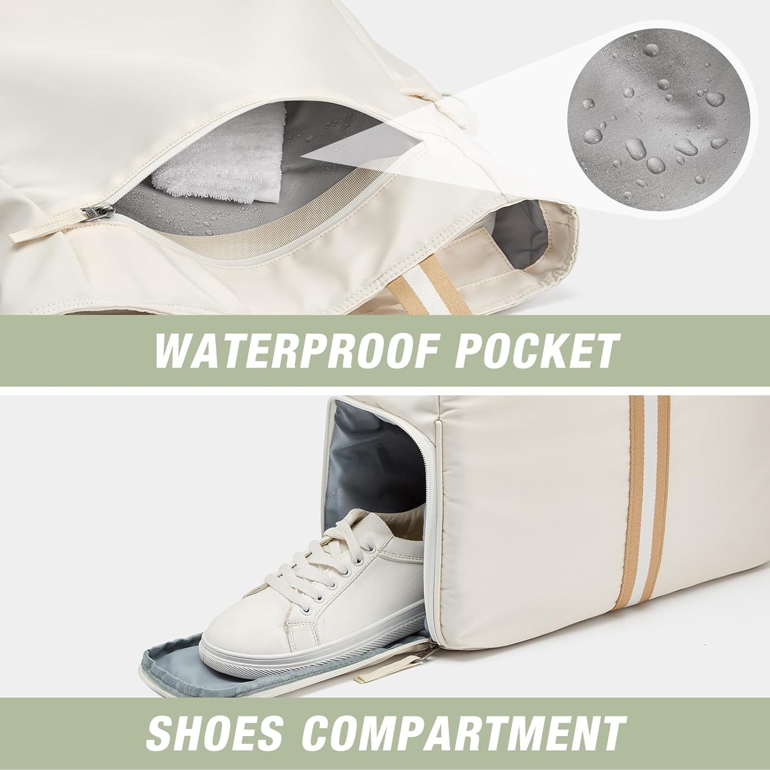 G4Free Pickleball Bag, Pickleball Tote Bag for Women Men, External Ball Bag with Shoe Compartment & Paddle Cover Pocket