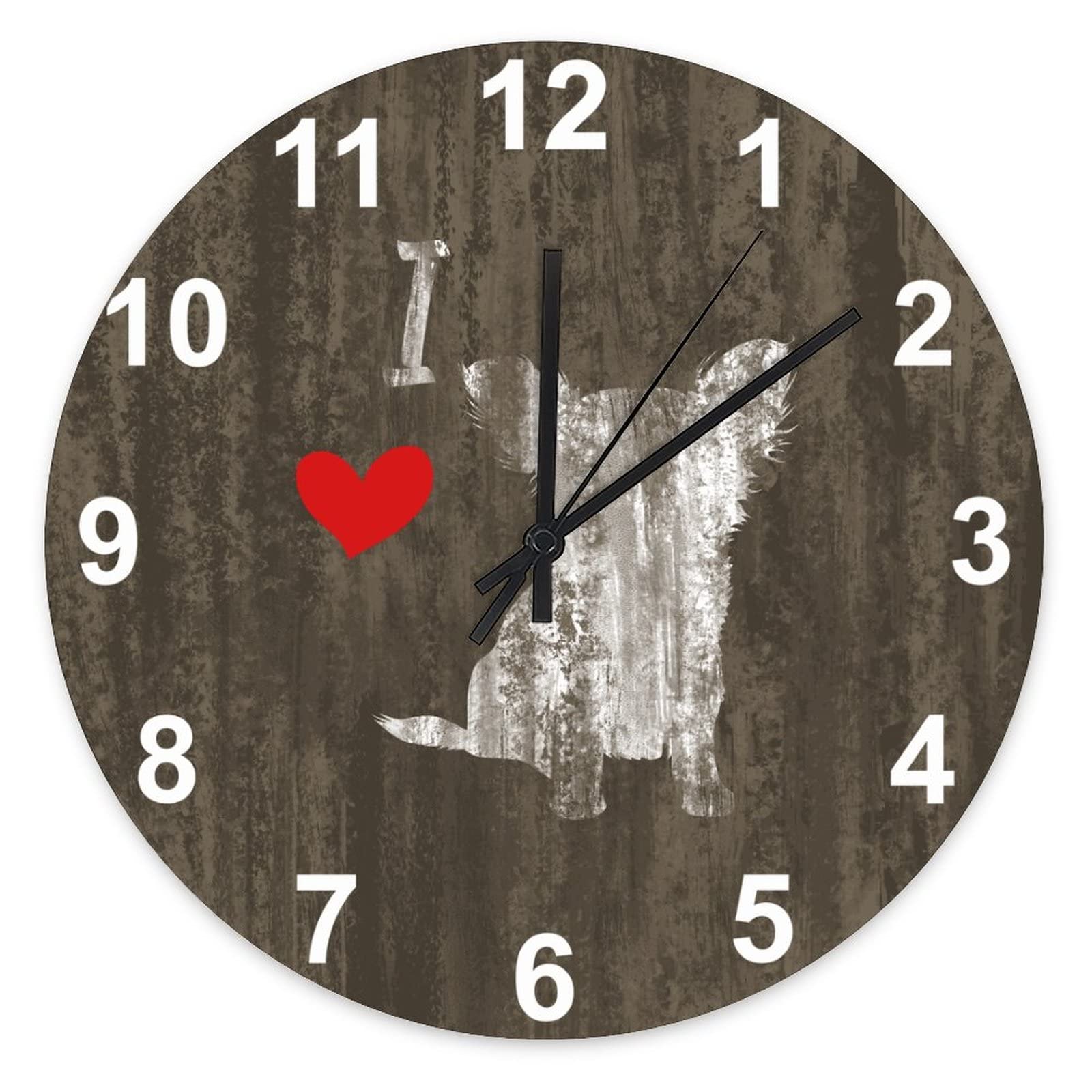 I Love Beagles DogFa Clock, Red Hearts Pet Clock, Wood Grain Clock, Dog  Wall Decor, Wall Clock for Dog Lovers, Gift for Pet Lovers, Dog Mom Gift :  Amazon.co.uk: Home & Kitchen
