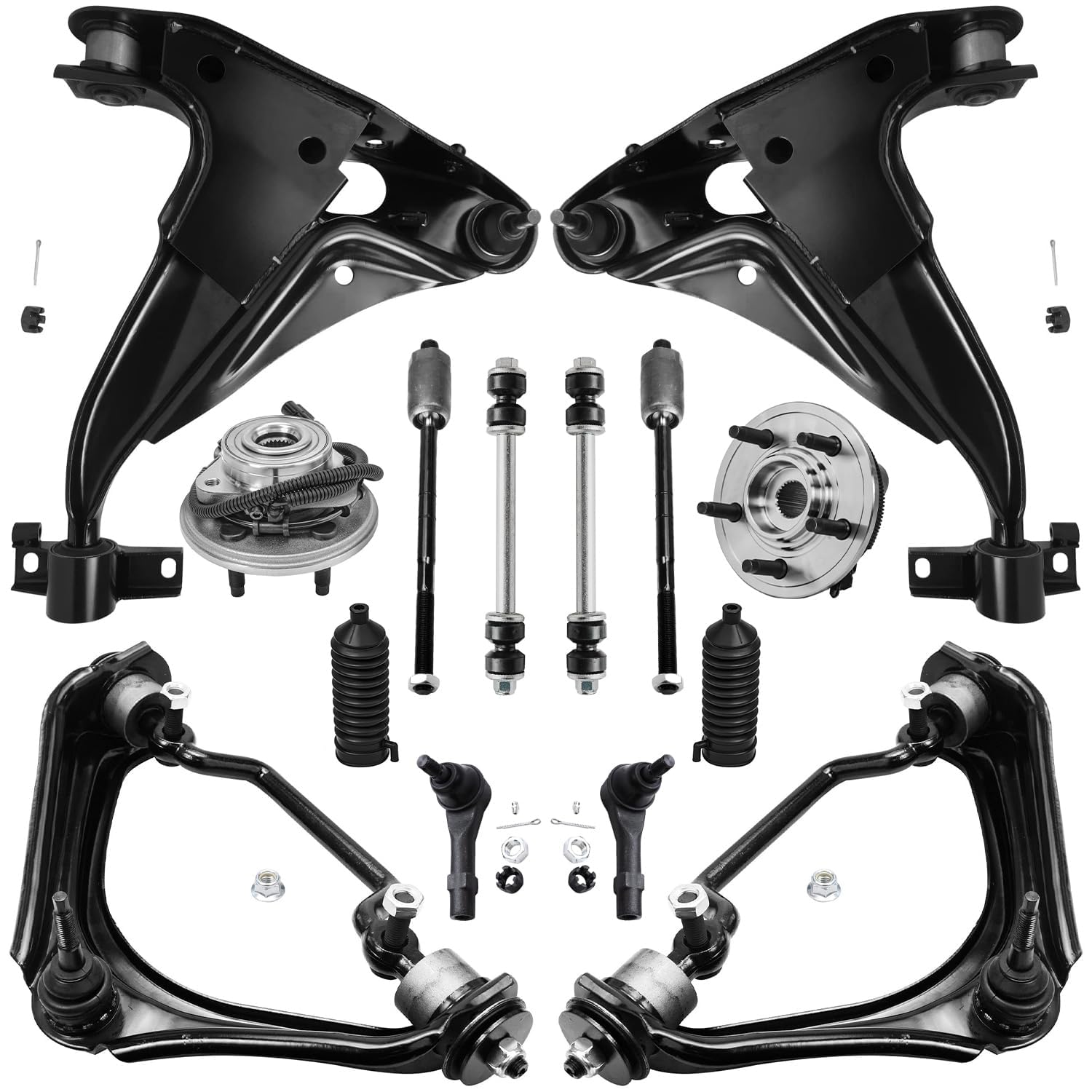 Detroit Axle - [4.0L] 14pc Front Suspension Kit for 2002-2003 Ford Explorer