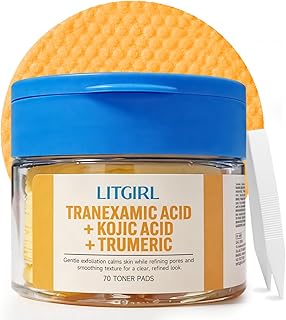 Turmeric Kojic Acid Toner Pads, With Tranexam...