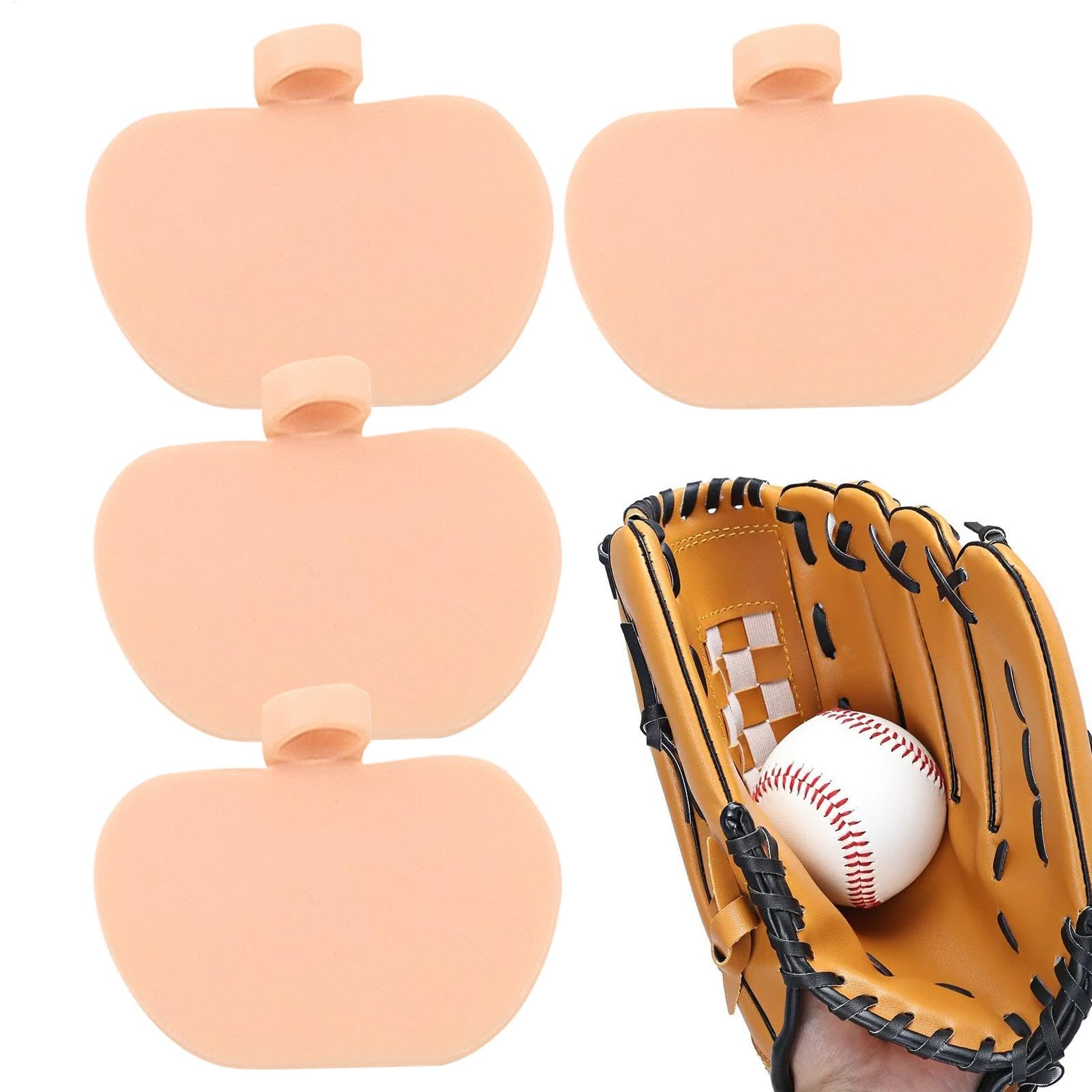 Shock Stop Paume Pad – Protecteur de main professionnel, 4 coussins anti-chocs portables, gants de protection intérieurs pour main gauche et droite