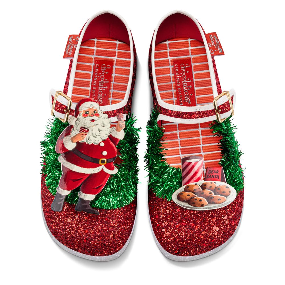 Hot Chocolate Design Chocolaticas Funky Canvas Women's Mary Jane Flat Shoes — view 69