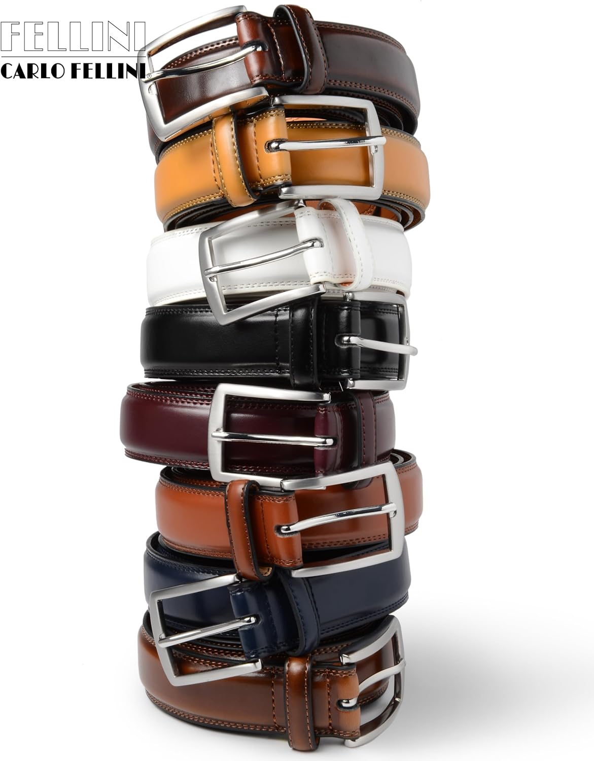 Belts For Men - Men's Dress Belt - Hand Made 100% Cow Leather Belt For Men - Image 5