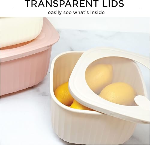 Miniatura 4 de Juego de 4 tazones para mezclar sin BPA, fáciles de limpiar, cuencos anidables para ahorrar espacio, ideales para cocinar, hornear y preparar,