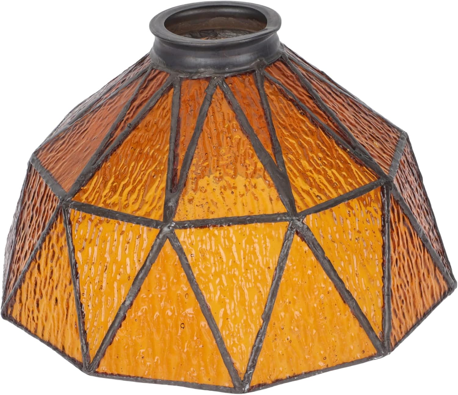 DOITOOL Vintage Glass Pendant Light Shade Art Ceiling Light Cover DIY Retro Glass Lamp Shade for Living Room Dining Room Cafe Replacement Bulb Cover