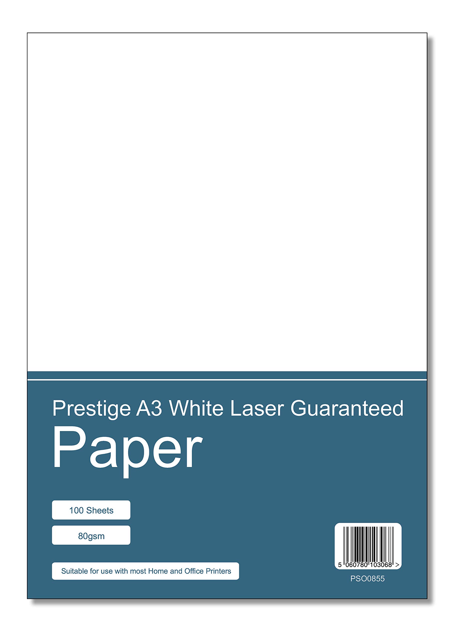 Prestige A3 White Laser/Inkjet Guaranteed Paper 80gsm - 100 Sheets
