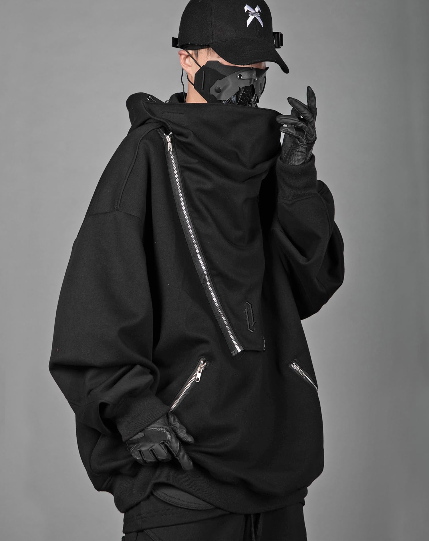 Niepce Inc Japanischer Streetwear-Hoodie für Herren