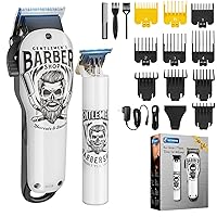 BESTBOMG Tagliacapelli Uomo Professionale, Tagliacapelli Elettrico Regolabarba Trimmer Con Pettine Limite