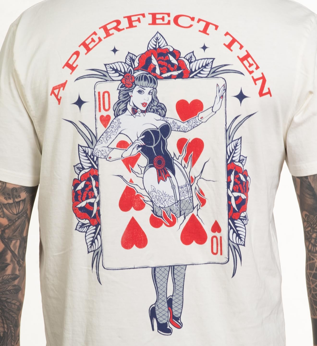 Sullen Men's Perfect 10 Valentine Capsule Tattoo Lifestyle Graphic Premium Short Sleeve Tee