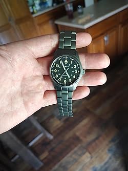 expedition north field mechanical 38mm stainless steel bracelet watch