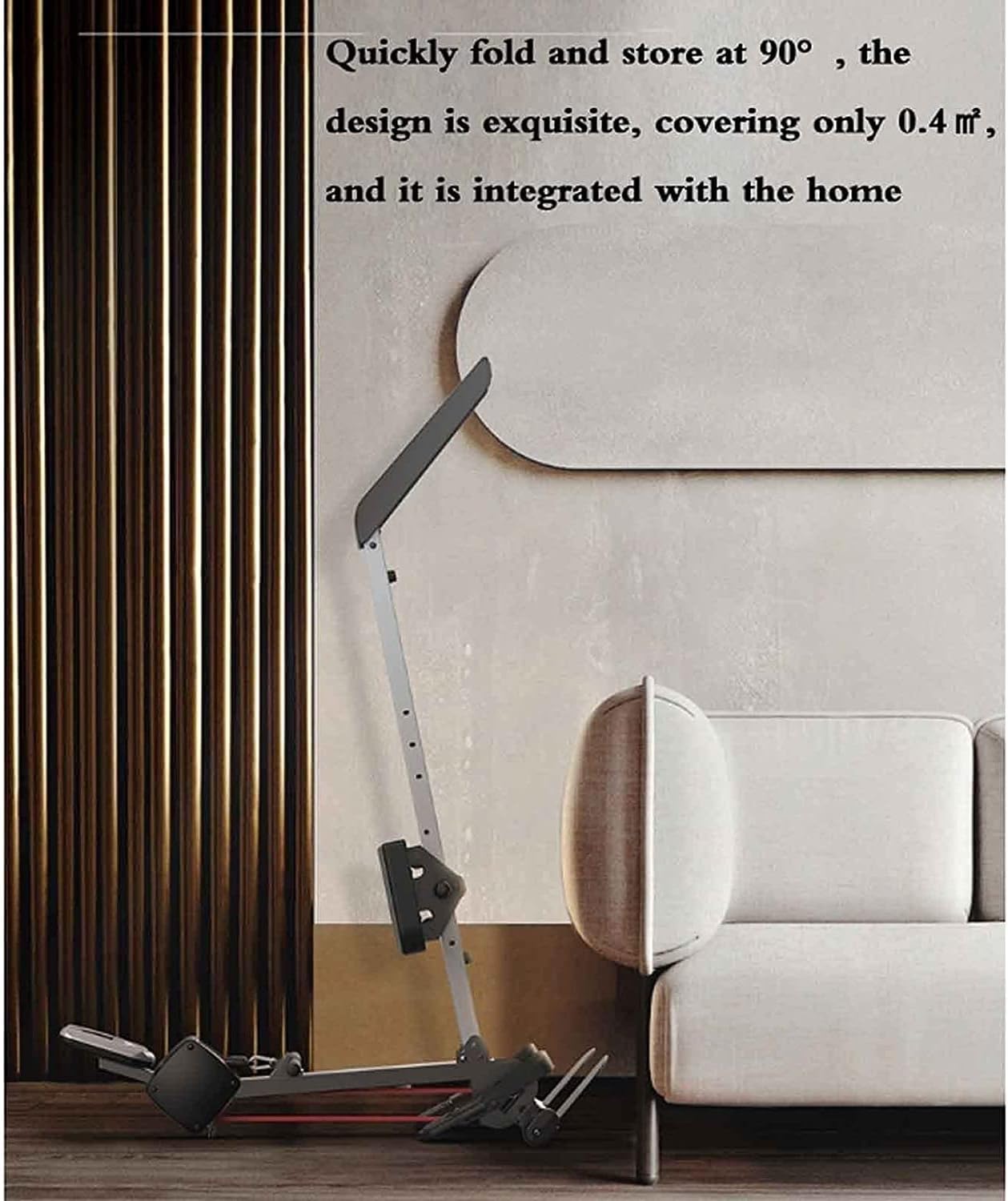 Magnetic Rowing Machine Super Silent Indoor Folding LCD Display Strength Training/265 LB Weight Capacity