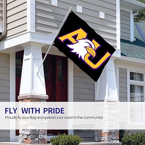 Miniatura 5 de Bandera navideña con logotipo de la Universidad de Ashland de 3 x 5 pies, para jardín, patio, casa