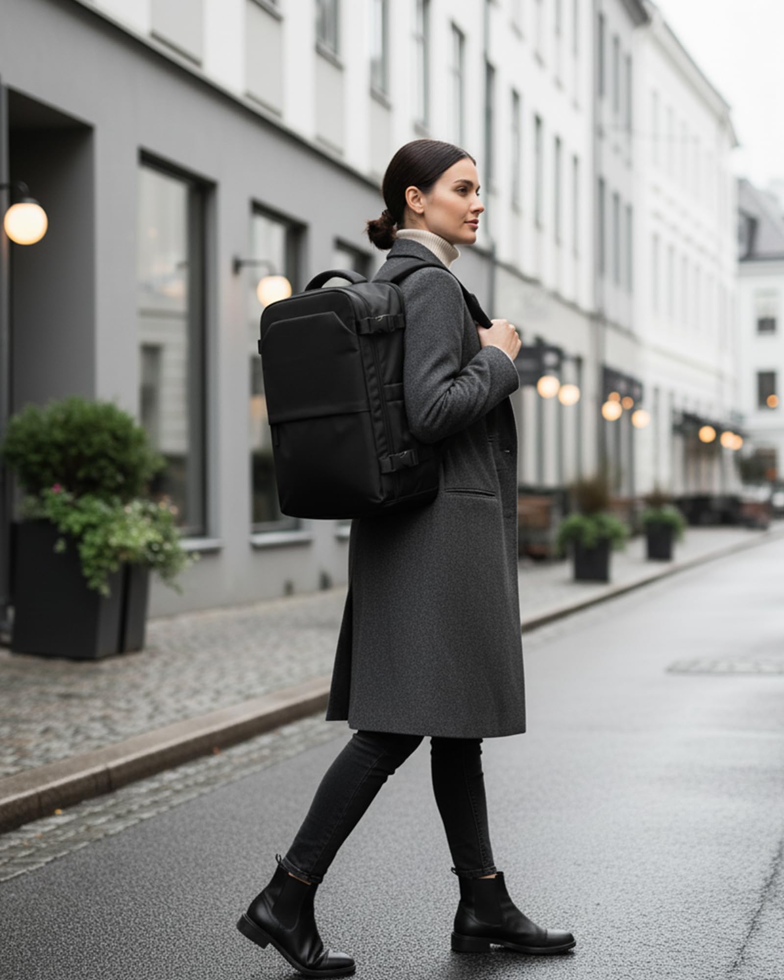 Mochila de Vacío con Bomba Eléctrica, Mochila Viaje Cabina Avion 40x30x20 Ryanair con Bolsas Vacio,Mochilas Portatil Cabina Avion Impermeable Travel Backpack