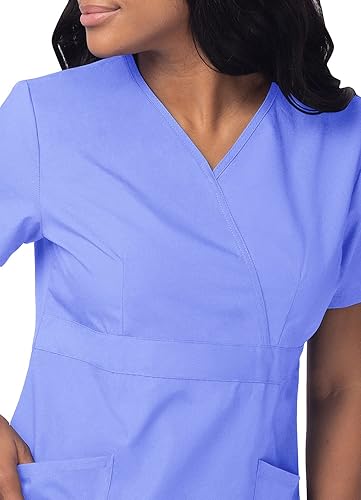 Miniatura 3 de Sivvan Scrubs for Women - Mock Wrap & Cargo Pants Scrub Set