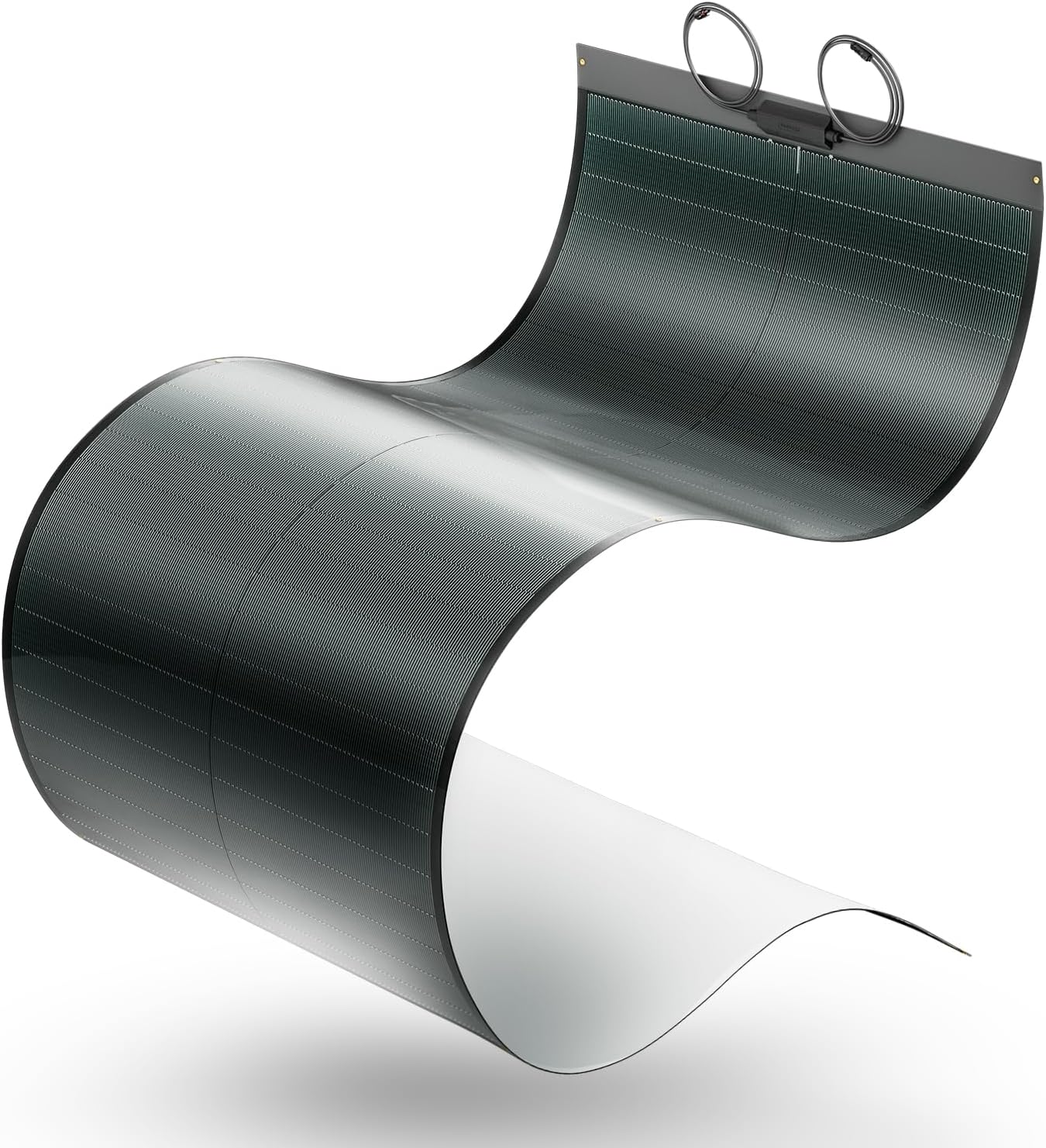 BougeRV Yuma 200W CIGS Thin-Film Flexible Solar Panel, The Most Flexible Anti-Shading Solar Panel with Pre-Punched Holes for Easy Installation