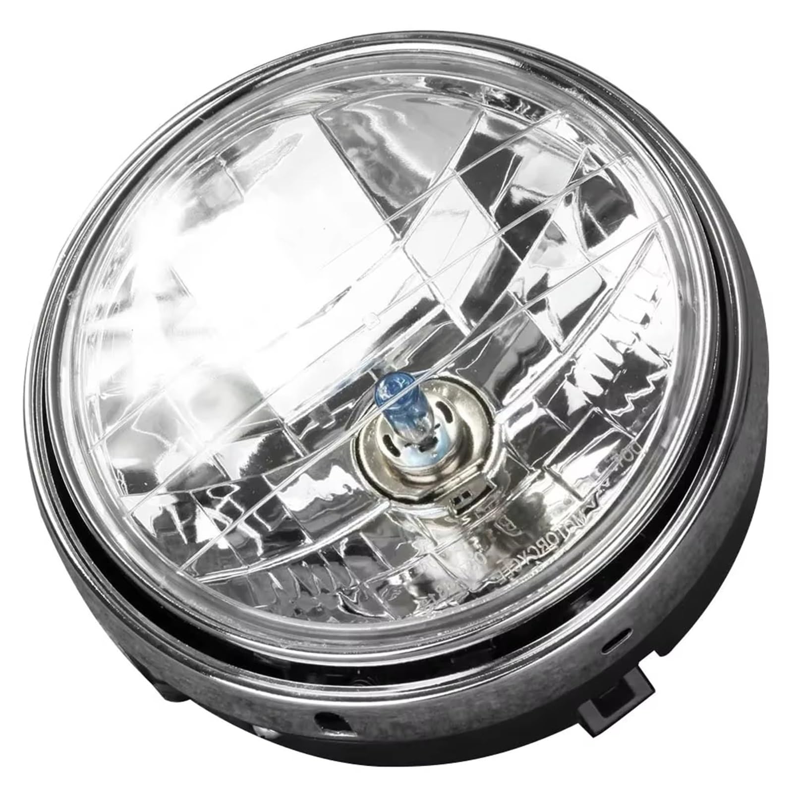 Cafe Racer światła do reflektorów Bobber Angel Eye 6,5" reflektor motocyklowy LED 12V reflektor przedni