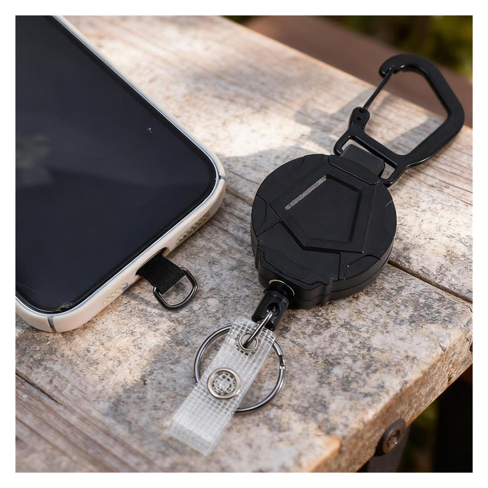 Générique Lanière de téléphone, compatible avec universelle, rétractable