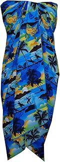 Sarong Wraps for Women Flower Leaf Beach Swimsuit Wrap Plus Size Cover up Pareo - Buy now