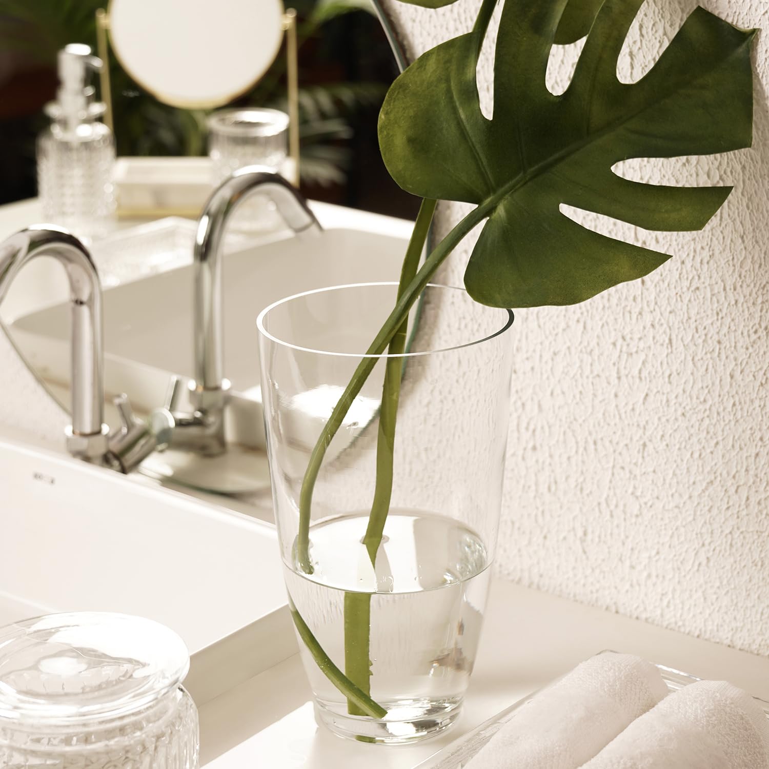 Pure Home + Living Clear Glass Vase - Small