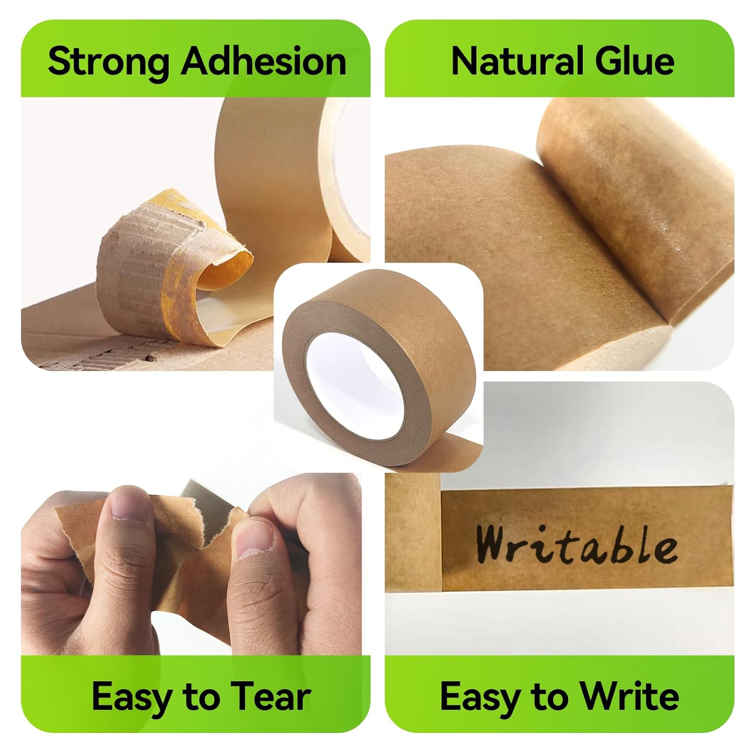10-Pack Brown Packing Tape 2" x 50 Yards – Heavy Duty Brown Tape Packing for Moving, Shipping & Storage | Strong Adhesive, No Splitting, Easy Tear | Must-Have for Secure Box Sealing