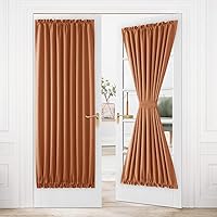 Vista 145 de Cortinas Dwcn para puerta, con bolsillo para barra Blanco grisáceo