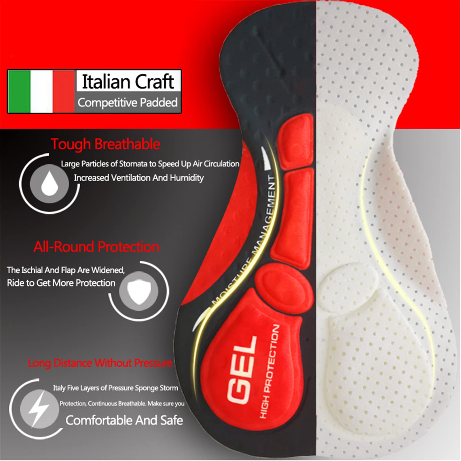 Completo Ciclismo Uomo Estivo, Traspirante ed Elastico Magliette e Pantaloncini da Ciclismo Maniche Corte con Salopette Ciclismo con Cuscino Imbottito in Schiuma Abbigliamento MTB