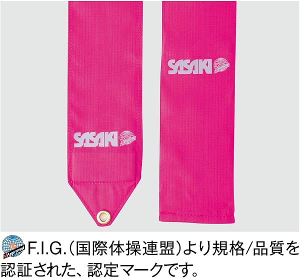 SASAKI(ササキ) 体操 リボン ハイピッチグラデーション 5m リボン F.I.G.(国際体操連盟)認定品 ディープネイビー×フレンチブルー×ロイヤルブルー MJ715HGF - 4