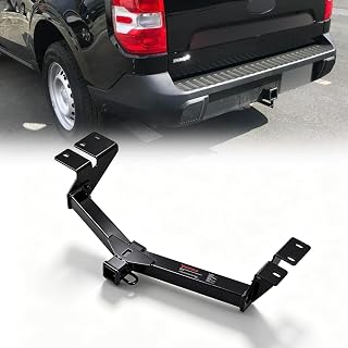 Class 3 Trailer Hitch Receiver for 2022-2026 Ford Maverick | Excluding Factory Receiver Models, Rear Towing Hitch 2-Inch Receiver for 22-26 Maverick Black Color 1piece