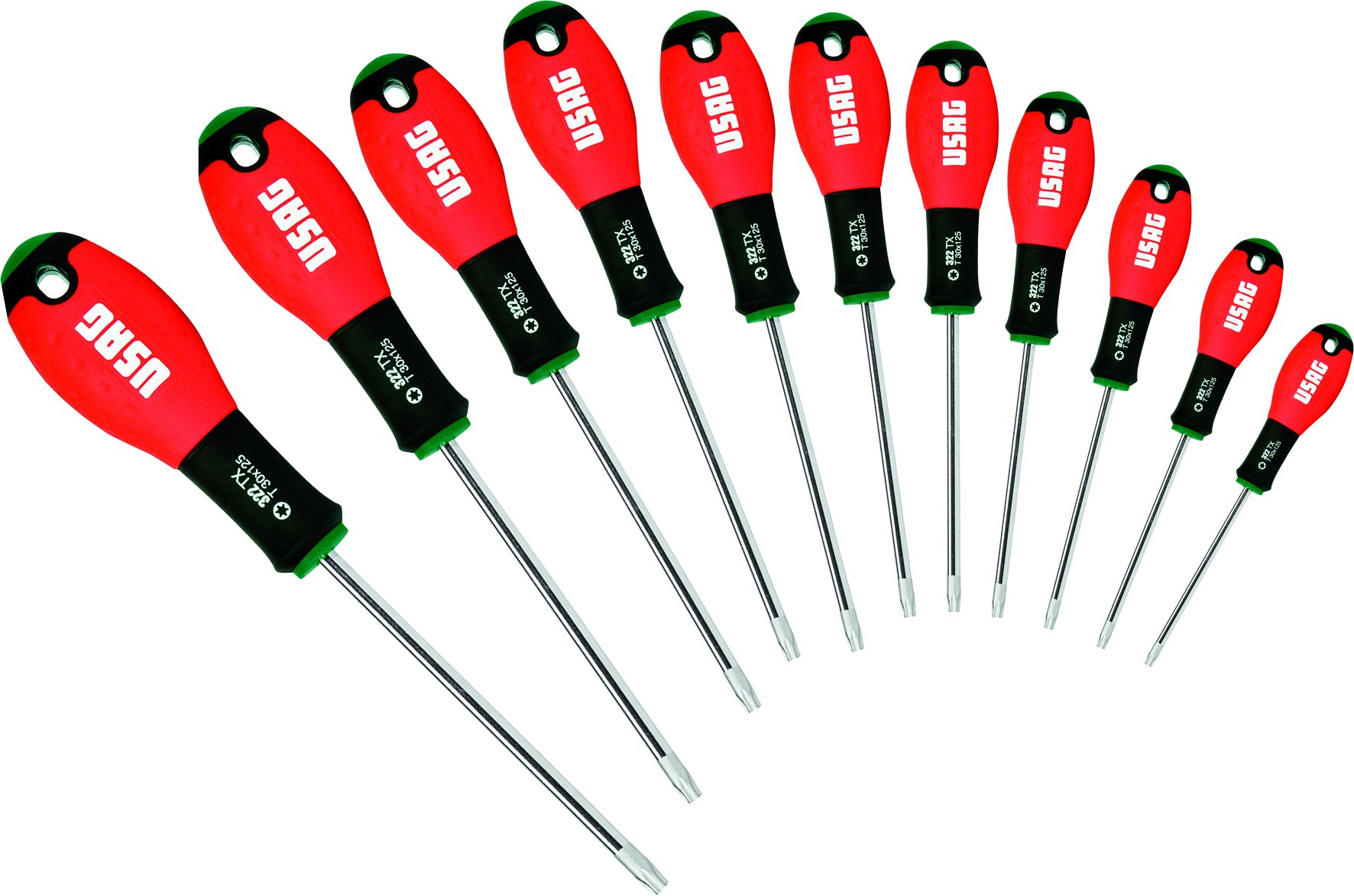 USAG – 322 TX/S11 – seria 11 wkrętaków do śrub Torx® z – u03220266