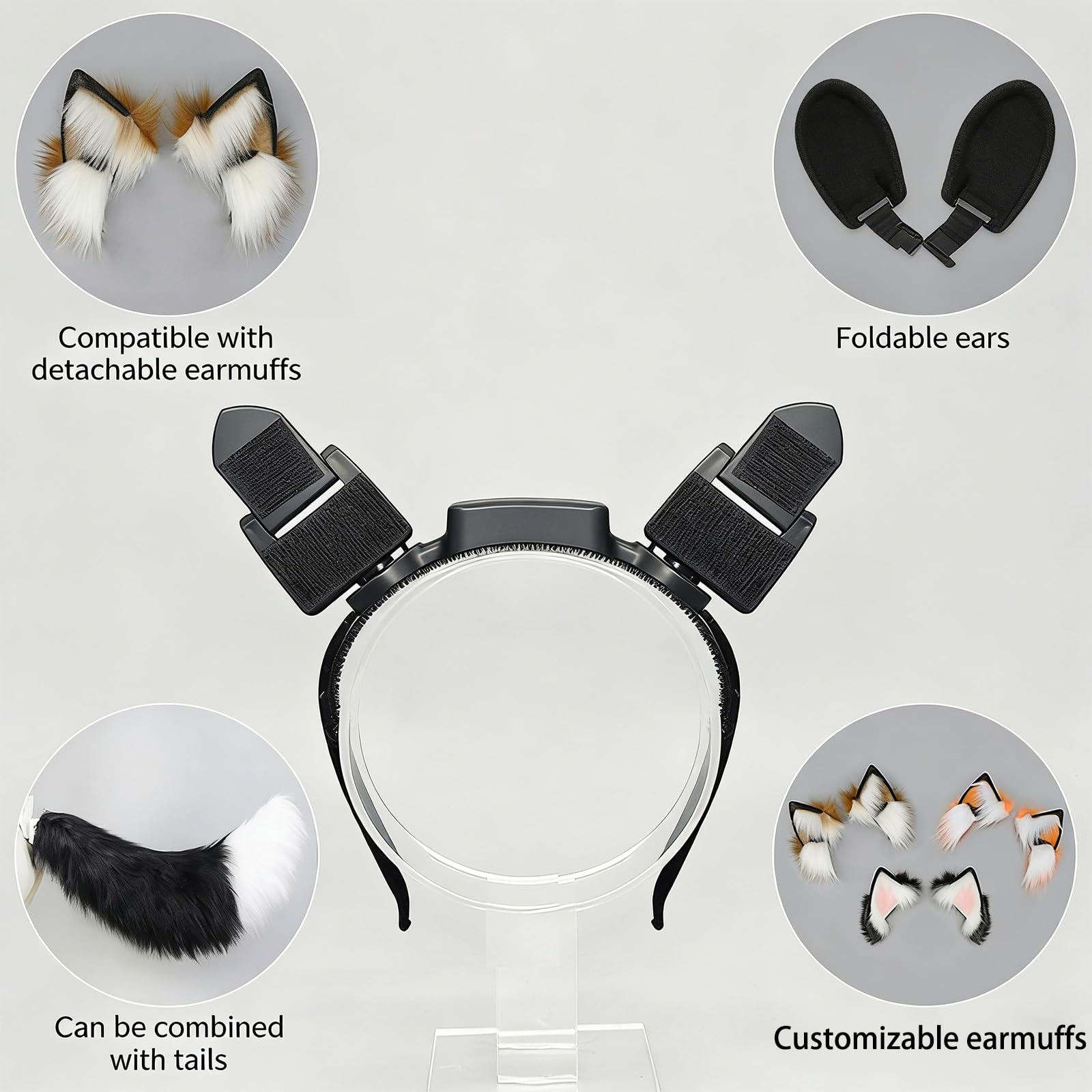 Diadema Eléctrica con Orejas de, Gatos