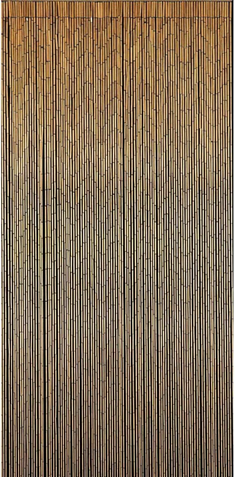 YCBTREE Perlenvorhang 90x200cm - Bambus Türvorhang Mit Insektenschutz