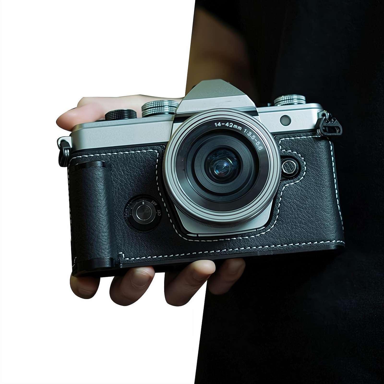 Amazon.co.jp: オリンパス OM-3用 ハンドルレザーケース カメラバッグ