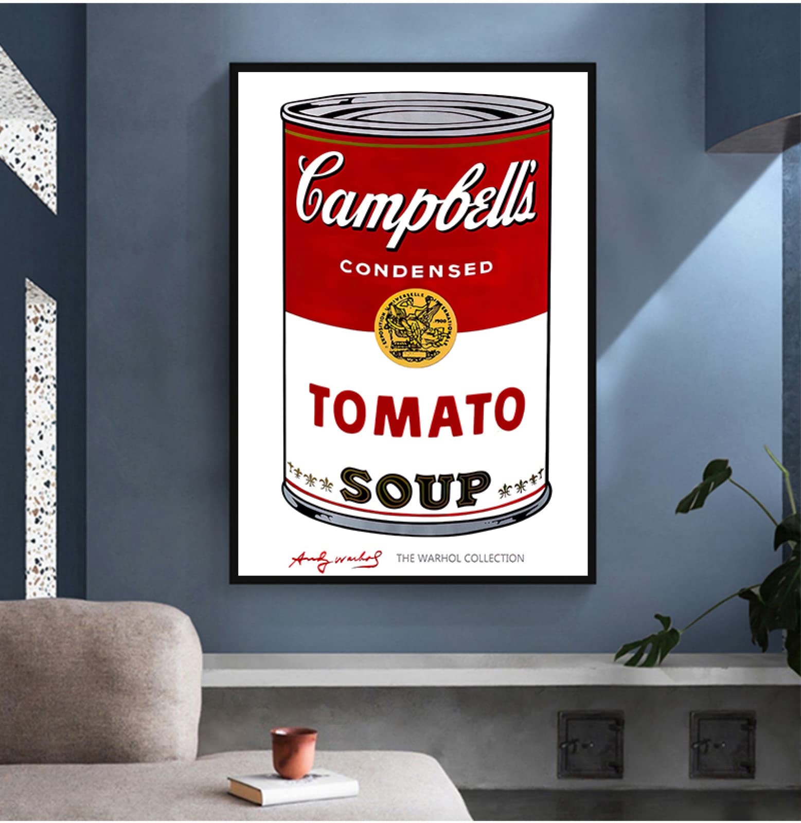 No.298フレーム付きキャンバスアート インテリア絵画 アンディー