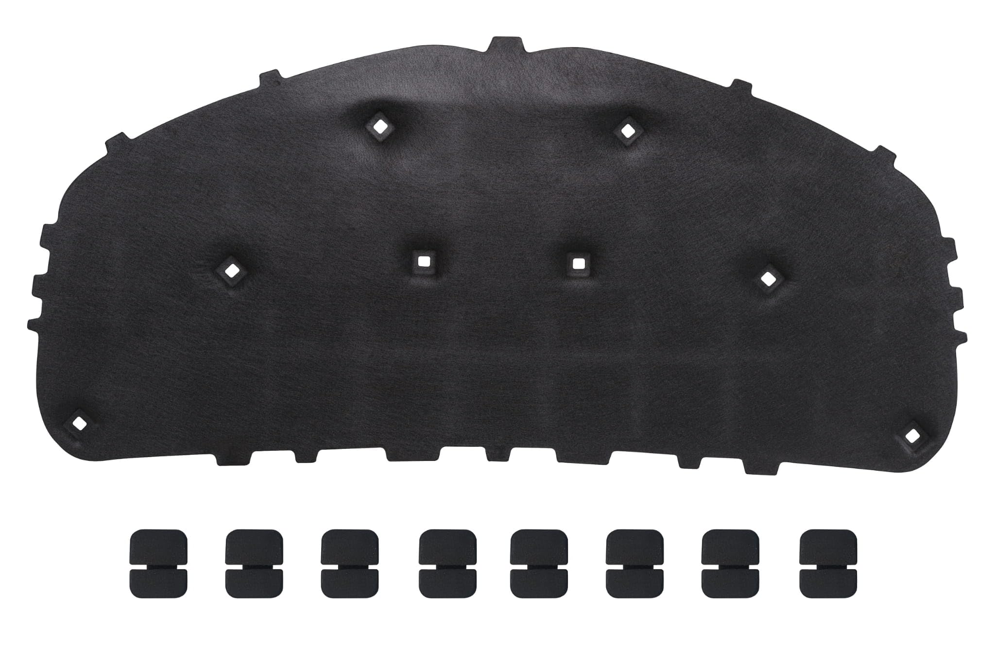 GEPCO - Tappetino isolante per cofano con clip, compatibile con VW Golf Plus V/VI 2004-2014 5M0863835