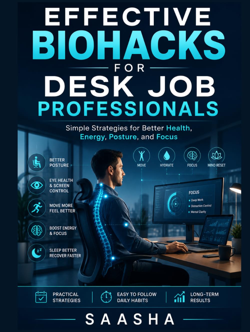 Effective Biohacks for Desk Job or IT Professionals: Simple Strategies for Better Health, Energy, Posture, and Focus