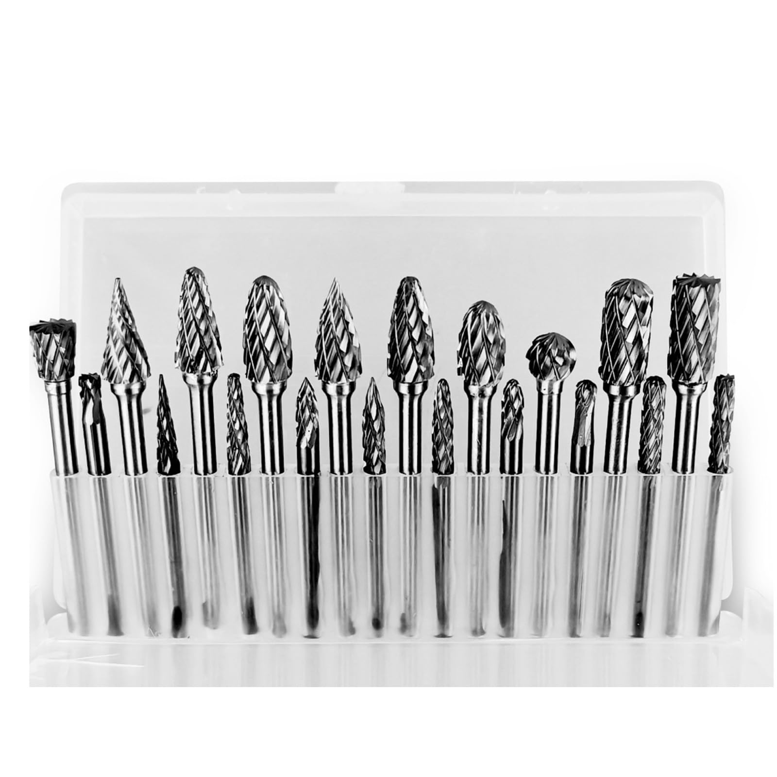 Hdoytxxm Durability Rotary File Grinding Heads Set Ideal For Metal Engraving Woodworking Projects Efficient Heat Dissipation Carving Bit