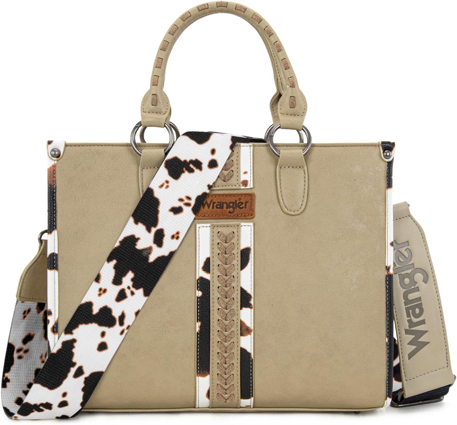 Montana West Wrangler Animal Print Tote Bag for Women Western Purse Boho Top Handle Satchel Handbag
