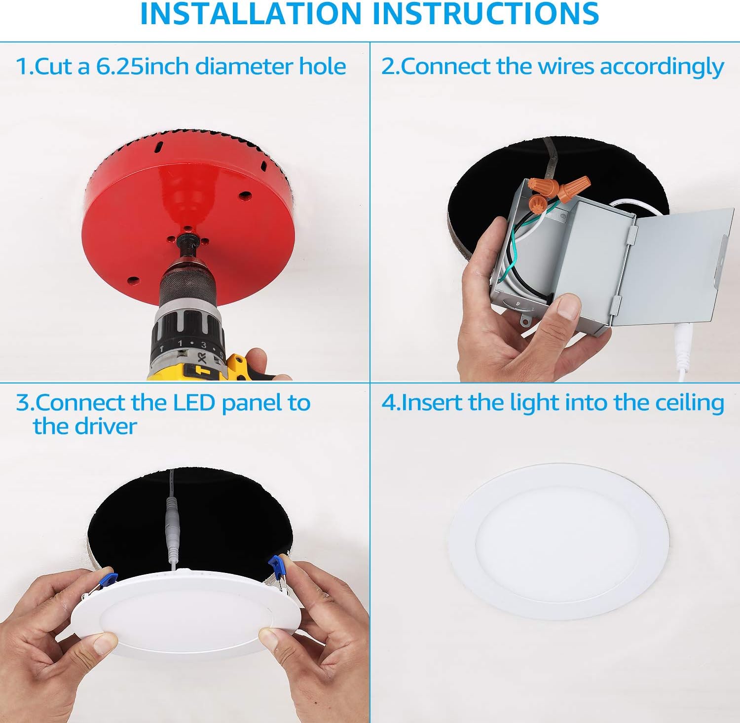 Authentic Crazy Deals TORCHSTAR 6 Inch 12W Dimmable Slim LED Downlight with J-Box, 100W Eqv. Ultra Thin Recessed Lighting, 1000lm, 5000K Daylight, ETL & Energy Star Certified, Pack of 6 Amazing 🔥 TORCHSTAR 6 Inch 12W Dimmable Slim LED Downlight with J-Box, 100W Eqv. Ultra Thin Recessed Lighting, 1000lm, 5000K Daylight, ETL & Energy Star Certified, Pack of 6