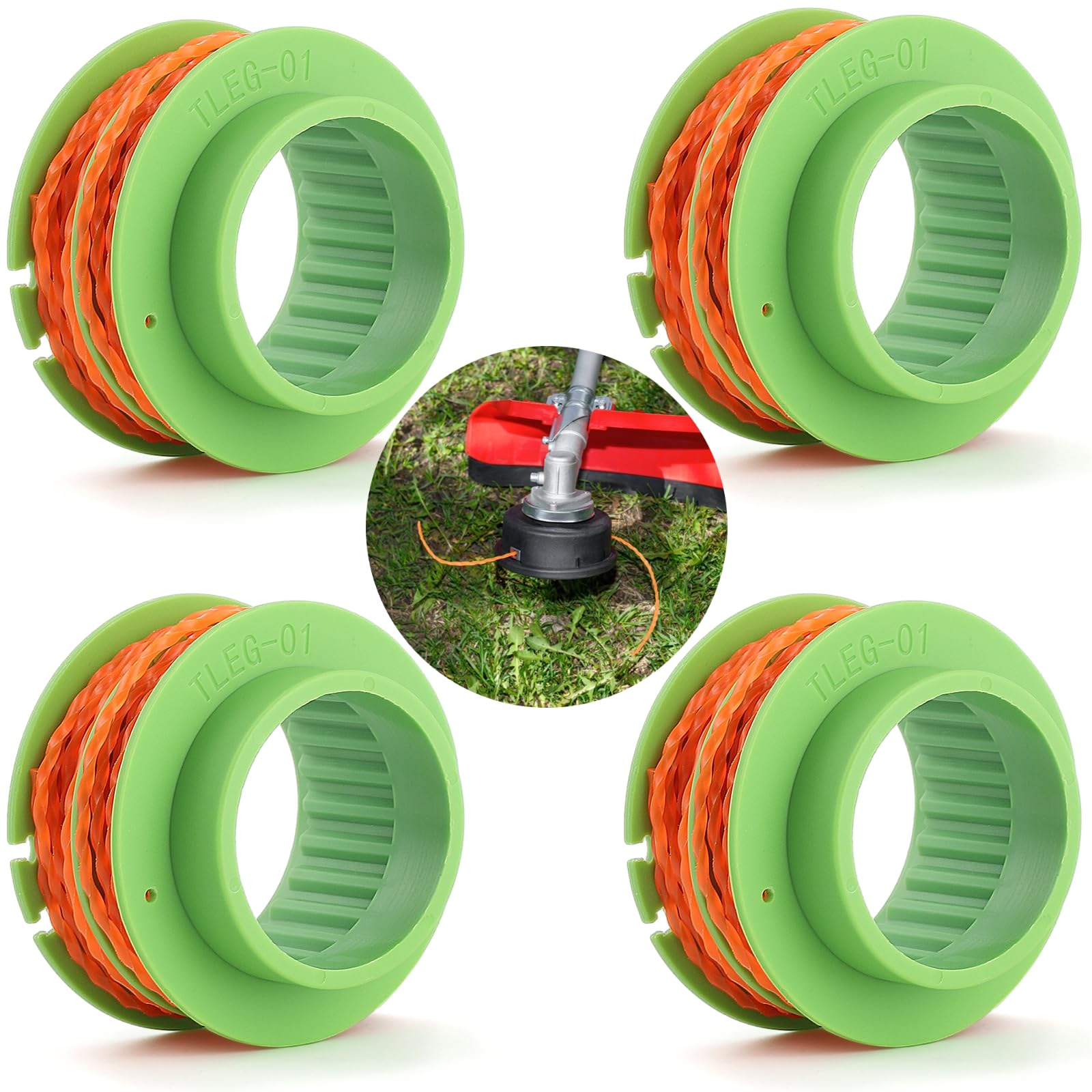 AS1300 Replacement Trimmer Spools, 4 Packs Ego Trimmer