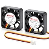 Wathai 2 pcs 40mm x 10mm DC Brushless Fan 12V 3Pin Cooling for 3D Printing, PC Computer Case, CPU Replacement, Graphics Card, Raspberry PI